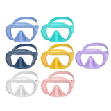 Maxbell Snorkel Diving Mask Waterproof with Nose Cover for Outdoor Water Sports Pool Light Blue