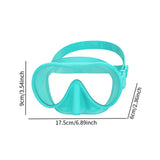 Maxbell Snorkel Diving Mask Waterproof with Nose Cover for Outdoor Water Sports Pool Green