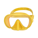 Maxbell Snorkel Diving Mask Waterproof with Nose Cover for Outdoor Water Sports Pool Orange