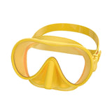 Maxbell Snorkel Diving Mask Waterproof with Nose Cover for Outdoor Water Sports Pool Orange