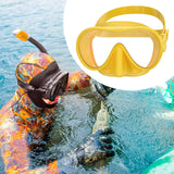 Maxbell Snorkel Diving Mask Waterproof with Nose Cover for Outdoor Water Sports Pool Orange