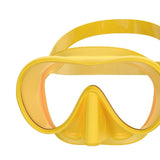 Maxbell Snorkel Diving Mask Waterproof with Nose Cover for Outdoor Water Sports Pool Orange