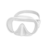 Maxbell Snorkel Diving Mask Waterproof with Nose Cover for Outdoor Water Sports Pool White