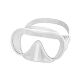 Maxbell Snorkel Diving Mask Waterproof with Nose Cover for Outdoor Water Sports Pool White