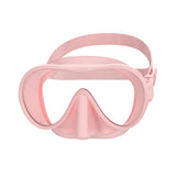 Maxbell Snorkel Diving Mask Waterproof with Nose Cover for Outdoor Water Sports Pool Pink