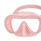 Maxbell Snorkel Diving Mask Waterproof with Nose Cover for Outdoor Water Sports Pool Pink