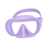 Maxbell Snorkel Diving Mask Waterproof with Nose Cover for Outdoor Water Sports Pool Purple