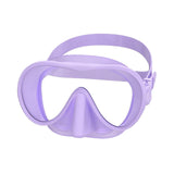 Maxbell Snorkel Diving Mask Waterproof with Nose Cover for Outdoor Water Sports Pool Purple