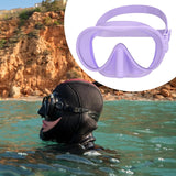 Maxbell Snorkel Diving Mask Waterproof with Nose Cover for Outdoor Water Sports Pool Purple