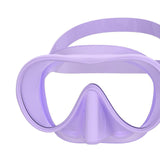 Maxbell Snorkel Diving Mask Waterproof with Nose Cover for Outdoor Water Sports Pool Purple