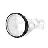 Maxbell Snorkel Diving Mask No Fogging Comfortable Portable Oval Glass Scuba Goggles black white