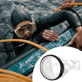 Maxbell Snorkel Diving Mask No Fogging Comfortable Portable Oval Glass Scuba Goggles black white