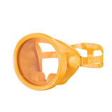 Maxbell Snorkel Diving Mask No Fogging Comfortable Portable Oval Glass Scuba Goggles orange
