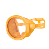 Maxbell Snorkel Diving Mask No Fogging Comfortable Portable Oval Glass Scuba Goggles orange