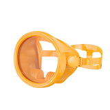 Maxbell Snorkel Diving Mask No Fogging Comfortable Portable Oval Glass Scuba Goggles orange