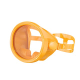 Maxbell Snorkel Diving Mask No Fogging Comfortable Portable Oval Glass Scuba Goggles orange