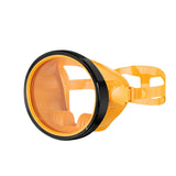 Maxbell Snorkel Diving Mask No Fogging Comfortable Portable Oval Glass Scuba Goggles orange black