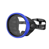 Maxbell Snorkel Diving Mask No Fogging Comfortable Portable Oval Glass Scuba Goggles blue