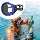 Maxbell Snorkel Diving Mask No Fogging Comfortable Portable Oval Glass Scuba Goggles blue