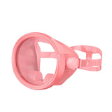 Maxbell Snorkel Diving Mask No Fogging Comfortable Portable Oval Glass Scuba Goggles pink
