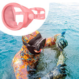 Maxbell Snorkel Diving Mask No Fogging Comfortable Portable Oval Glass Scuba Goggles pink