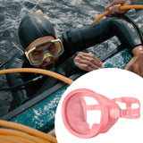 Maxbell Snorkel Diving Mask No Fogging Comfortable Portable Oval Glass Scuba Goggles pink