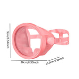 Maxbell Snorkel Diving Mask No Fogging Comfortable Portable Oval Glass Scuba Goggles pink