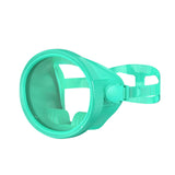 Maxbell Snorkel Diving Mask No Fogging Comfortable Portable Oval Glass Scuba Goggles fluorescent green