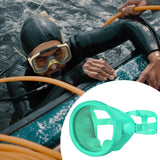 Maxbell Snorkel Diving Mask No Fogging Comfortable Portable Oval Glass Scuba Goggles fluorescent green