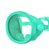 Maxbell Snorkel Diving Mask No Fogging Comfortable Portable Oval Glass Scuba Goggles fluorescent green