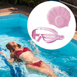 Maxbell Swimmer Glasses with Swim Cap Swimming Glasses Swim Eyewear Swimming Goggles Pink