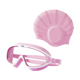 Maxbell Swimmer Glasses with Swim Cap Swimming Glasses Swim Eyewear Swimming Goggles Pink