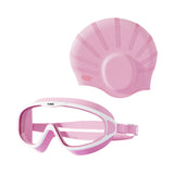 Maxbell Swimmer Glasses with Swim Cap Swimming Glasses Swim Eyewear Swimming Goggles Pink