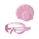 Maxbell Swimmer Glasses with Swim Cap Swimming Glasses Swim Eyewear Swimming Goggles Pink