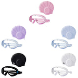Maxbell Swimmer Glasses with Swim Cap Swimming Glasses Swim Eyewear Swimming Goggles Pink
