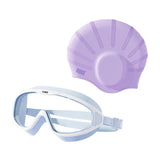 Maxbell Swimmer Glasses with Swim Cap Swimming Glasses Swim Eyewear Swimming Goggles Violet