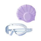 Maxbell Swimmer Glasses with Swim Cap Swimming Glasses Swim Eyewear Swimming Goggles Violet