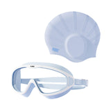 Maxbell Swimmer Glasses with Swim Cap Swimming Glasses Swim Eyewear Swimming Goggles Blue