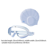 Maxbell Swimmer Glasses with Swim Cap Swimming Glasses Swim Eyewear Swimming Goggles Blue