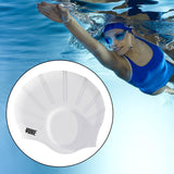 Maxbell Waterproof Swimming Hat Silicone Swim Cap for Women Men Pool Long/Short Hair White