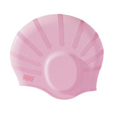 Maxbell Waterproof Swimming Hat Silicone Swim Cap for Women Men Pool Long/Short Hair Pink