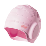 Maxbell Waterproof Swimming Hat Silicone Swim Cap for Women Men Pool Long/Short Hair Pink