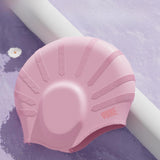 Maxbell Waterproof Swimming Hat Silicone Swim Cap for Women Men Pool Long/Short Hair Pink
