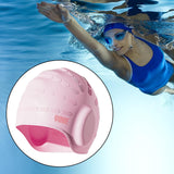 Maxbell Waterproof Swimming Hat Silicone Swim Cap for Women Men Pool Long/Short Hair Pink