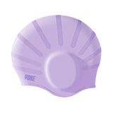 Maxbell Waterproof Swimming Hat Silicone Swim Cap for Women Men Pool Long/Short Hair Violet