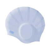Maxbell Waterproof Swimming Hat Silicone Swim Cap for Women Men Pool Long/Short Hair Blue