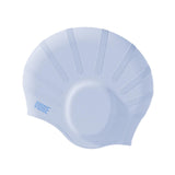 Maxbell Waterproof Swimming Hat Silicone Swim Cap for Women Men Pool Long/Short Hair Blue