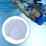 Maxbell Waterproof Swimming Hat Silicone Swim Cap for Women Men Pool Long/Short Hair Blue