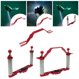 Maxbell Underwater Camera Tray Accessories Aluminium Alloy Multifunction Sturdy Grip Handle