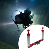 Maxbell Underwater Camera Tray Accessories Aluminium Alloy Multifunction Sturdy Grip Holder Rack